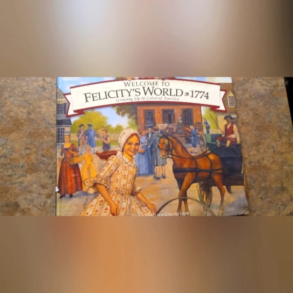 Felicity's World 1774 Illustrated Book - Historical Home Accent